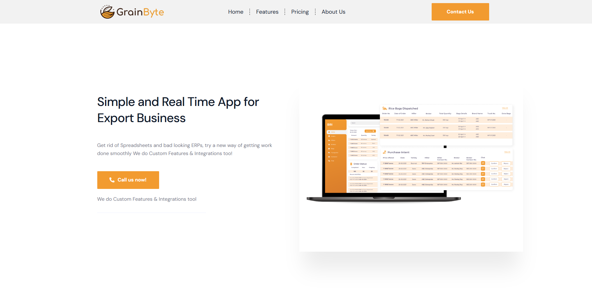 Grainbyte website